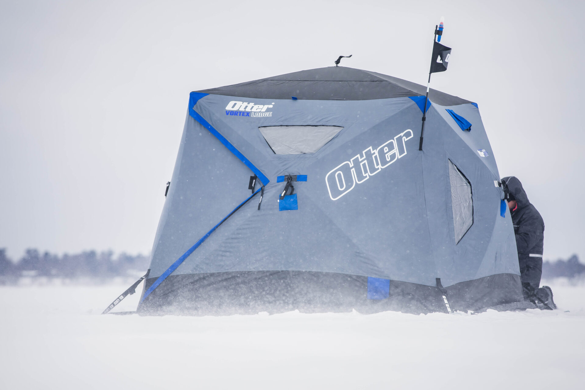 Otter Outdoors, The Otter Sidekick is a universal ice fishing shelter and  bucket console designed to make time on the ice more organized. The  Sidekick is