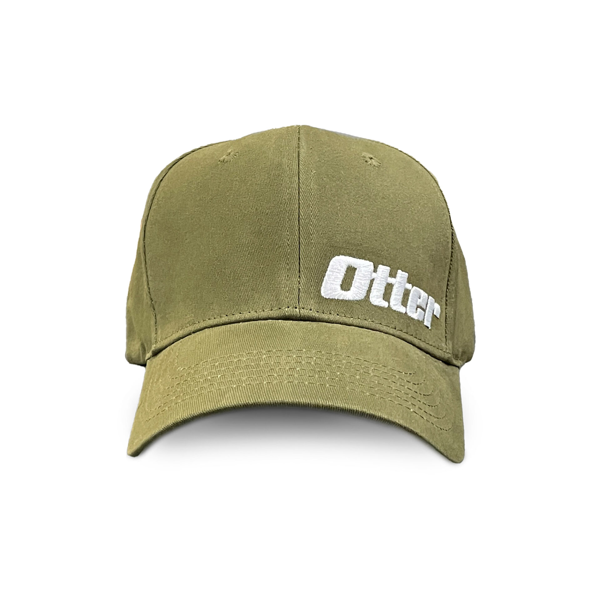 Olive Green Solid Stretch-Fit Hat